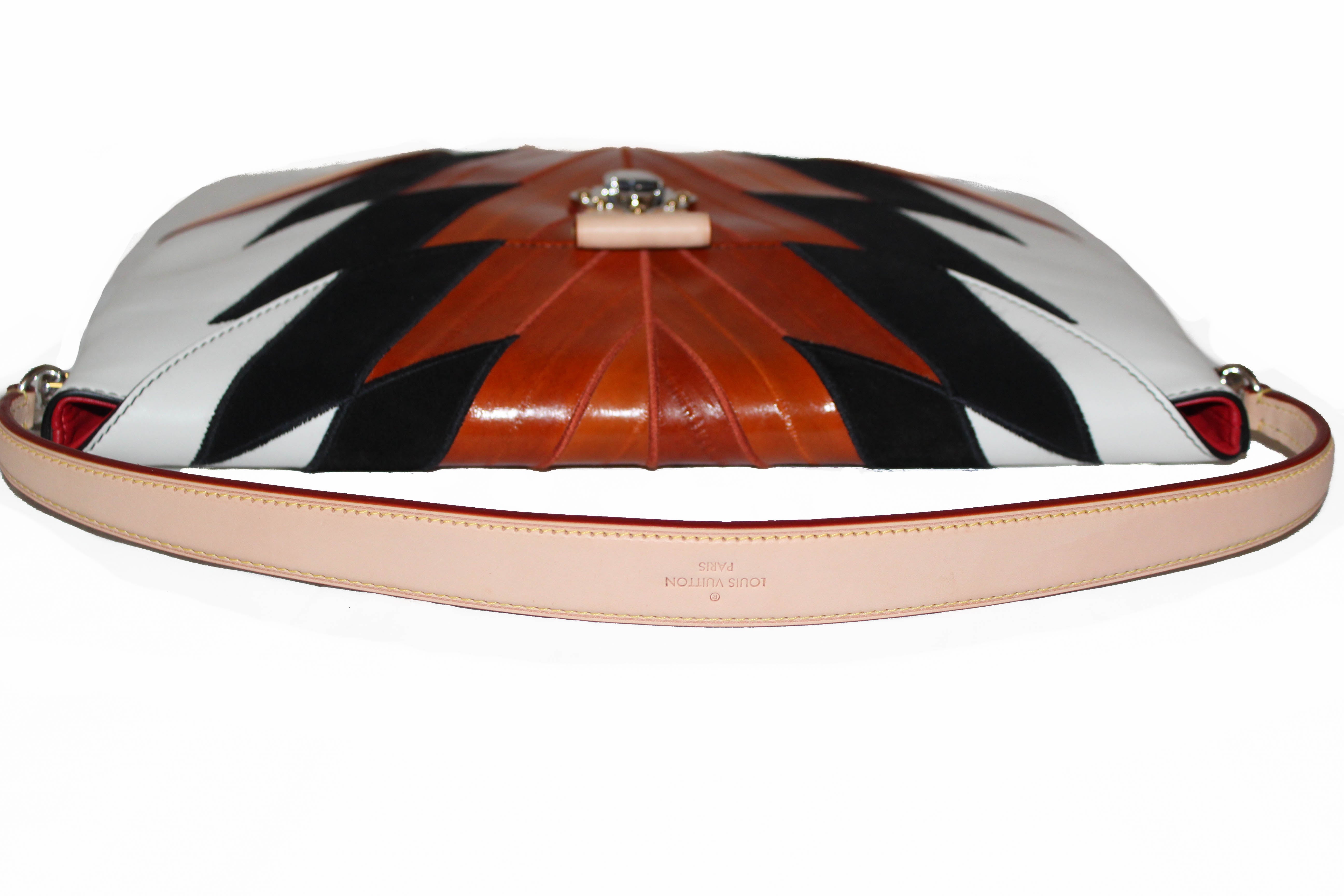 Authentic Louis Vuitton Limited Edition Moon Besace GM Shoulder Bag - Genuine Leather & Eel Skin Luxury Handbag for Women, Perfect for Evening Parties, Date Nights & Special Occasions