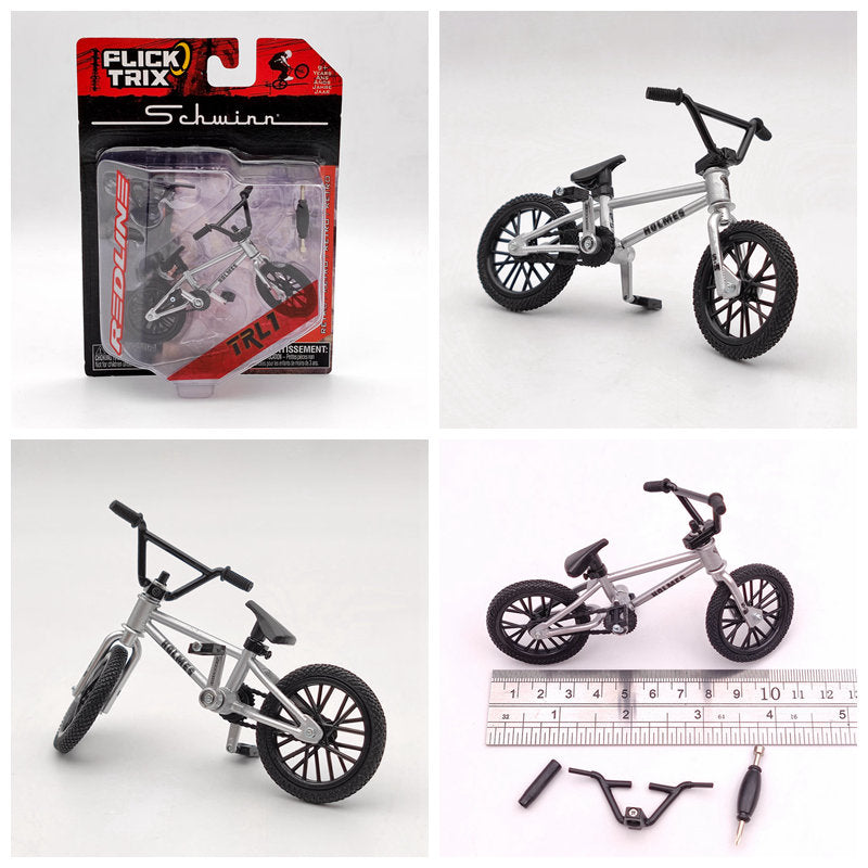 Premium Diecast Finger Bike FLICK TRIX - Miniature BMX Toy Bicycle Model for Kids & Collectors - Perfect Gift for Birthday, Party Favors & Desk Decor