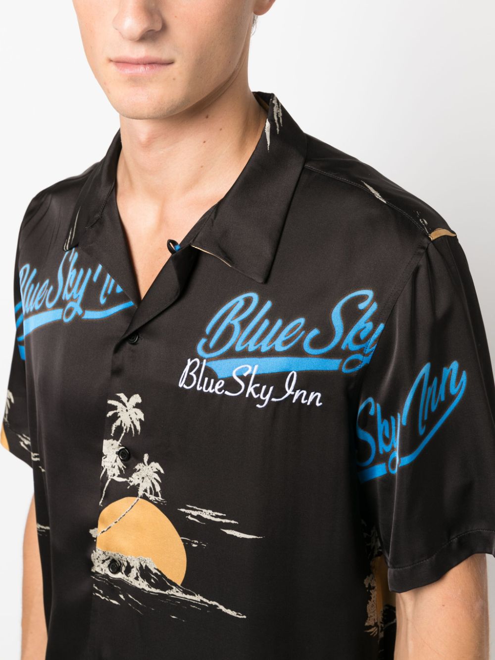 BLUE SKY INN Top Black - Premium Black T-Shirt for Men & Women | Casual Wear, Street Style & Everyday Comfort