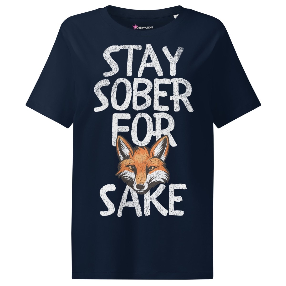 Stay Sober For Fox Sake - Women's Organic Cotton Ribbed T-Shirt | Casual Streetwear & Festival Outfit