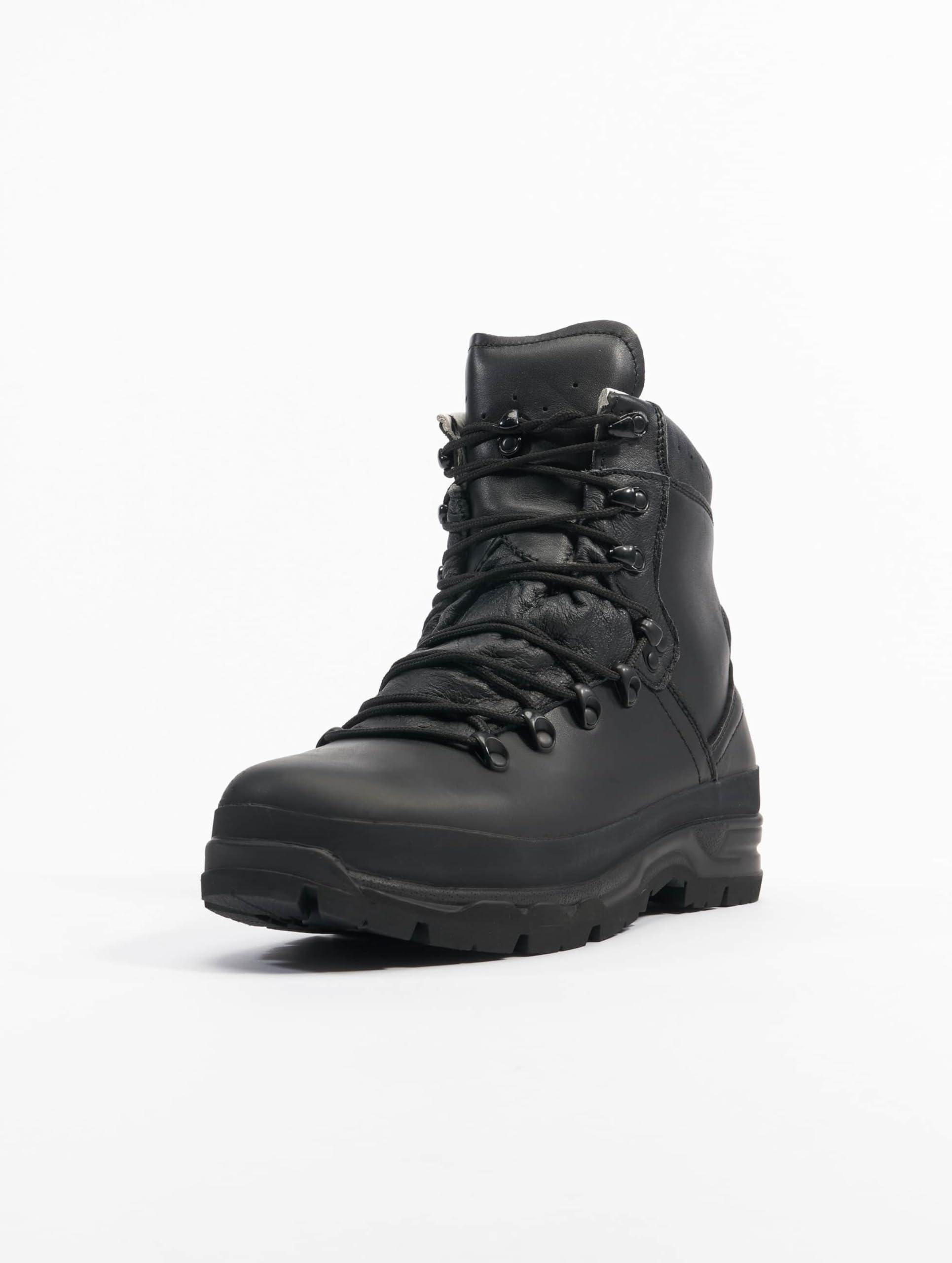 Men's Black & White Mountain Boots - Waterproof Hiking Shoes for Outdoor Adventures & Trail Walking
