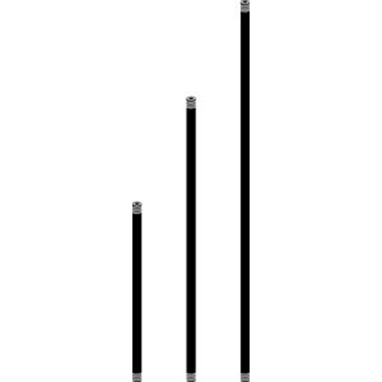 1/2 x 12 Inch Threaded Outdoor Lighting Mounting Stem - Heavy Duty Metal Pole for Patio, Garden & Landscape Lighting Installation
