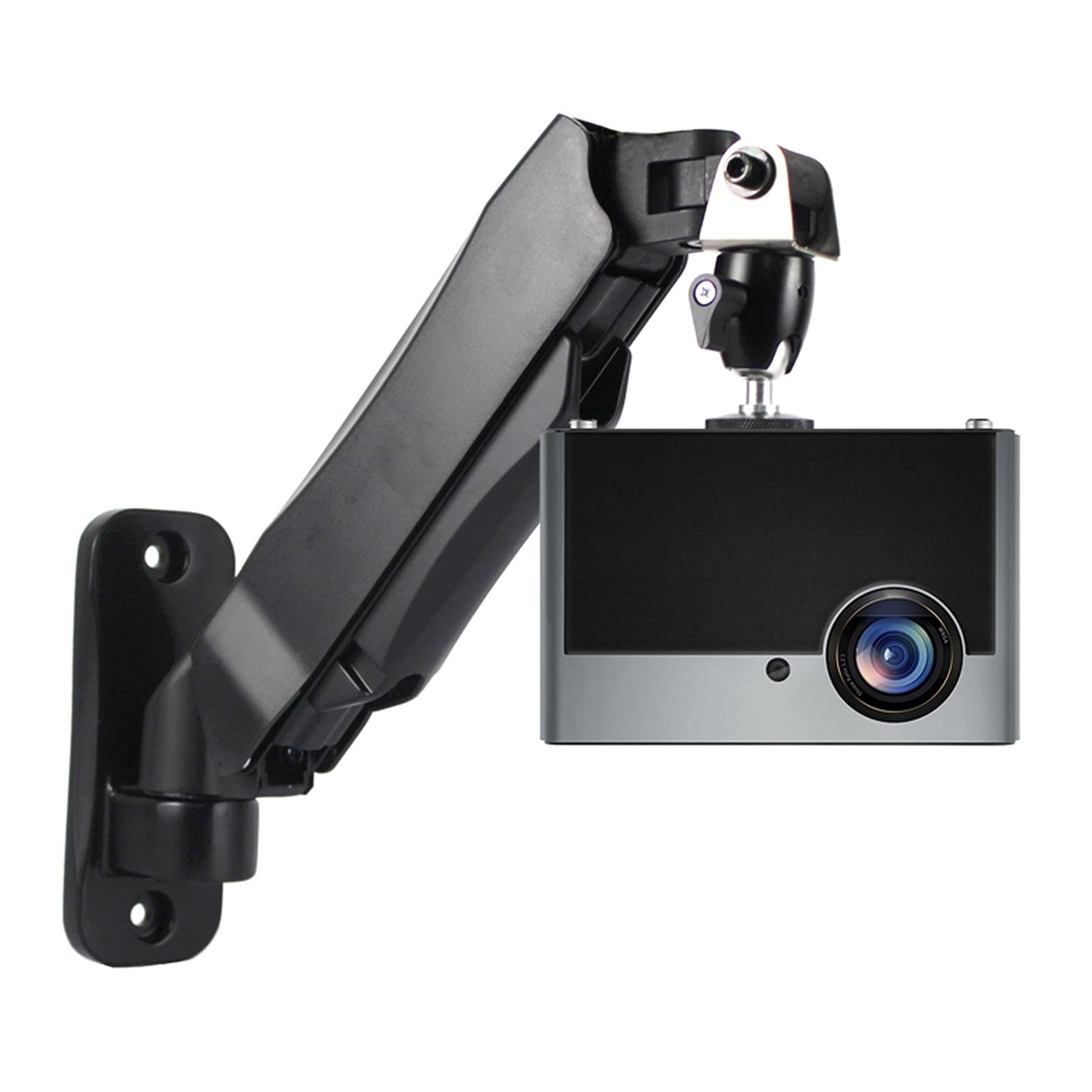 Adjustable Wall Mount Bracket for Projectors - Extendable Arms & Height Adjustment - Perfect for Home Theater & Office Presentations - Compatible with Most Projector Models