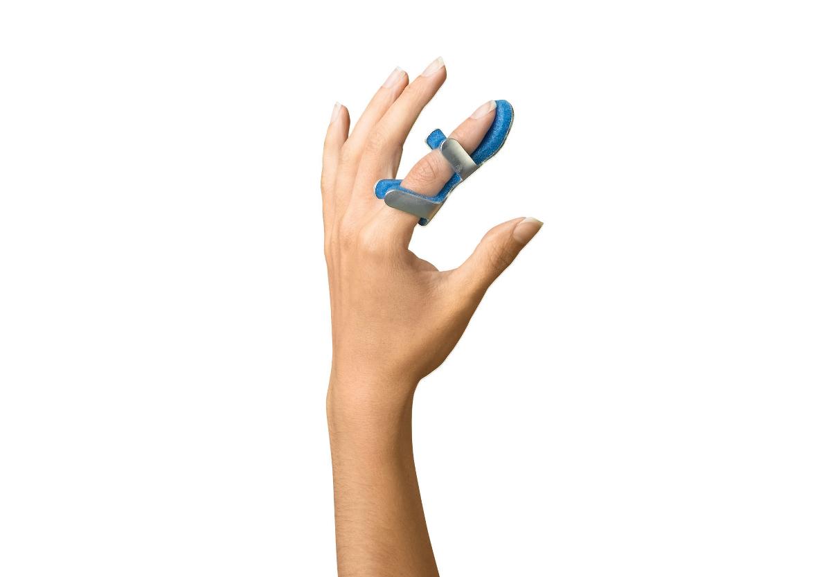 Medline Frog Finger Splints for Broken or Jammed Fingers - Adjustable & Comfortable Finger Support for Typing, Writing, Sports & Daily Activities