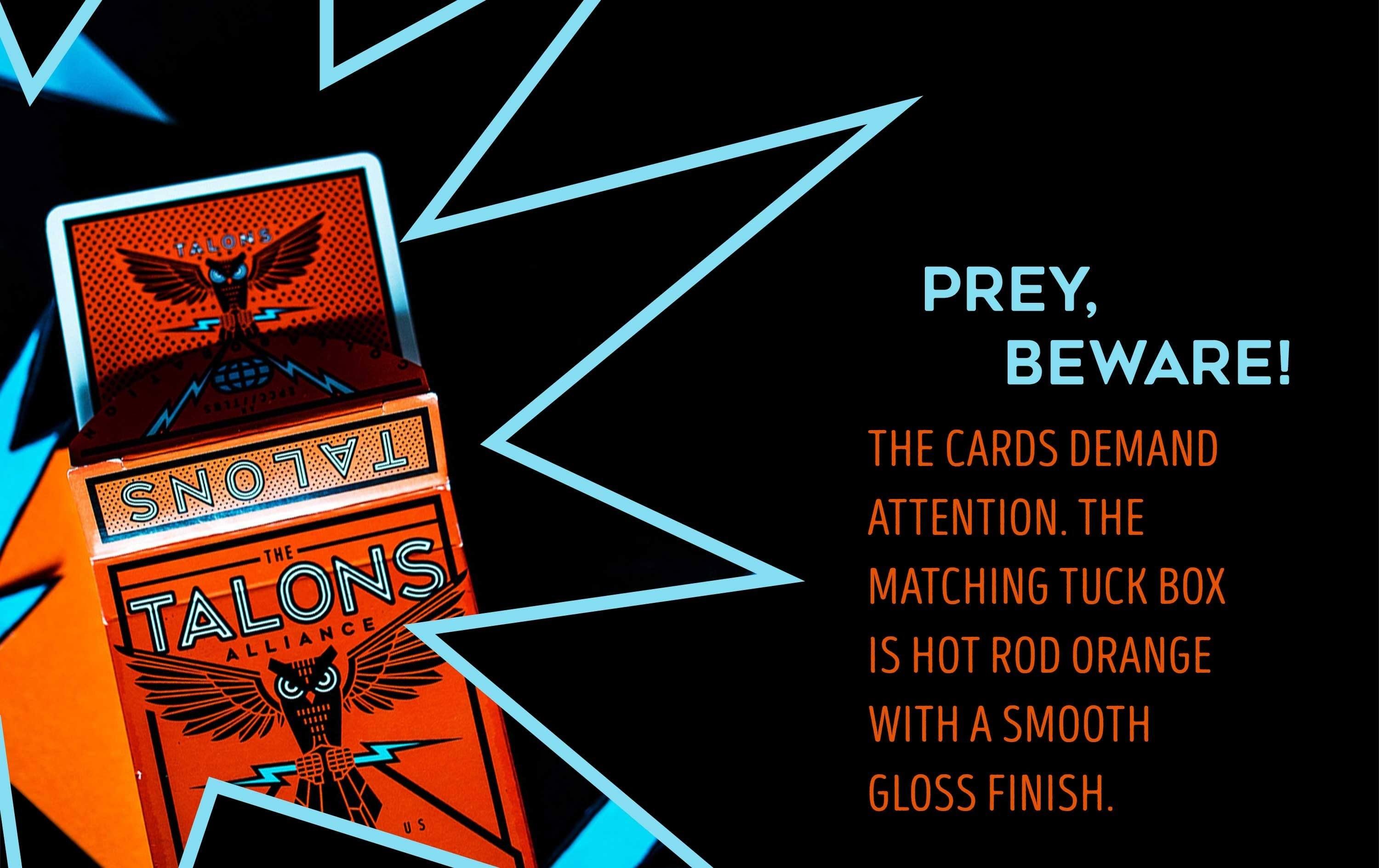 Premium Talons Playing Cards - High-Quality Poker Deck for Magic Tricks, Card Games & Collectibles | Perfect for Poker Nights, Casino Parties & Cardistry Performances