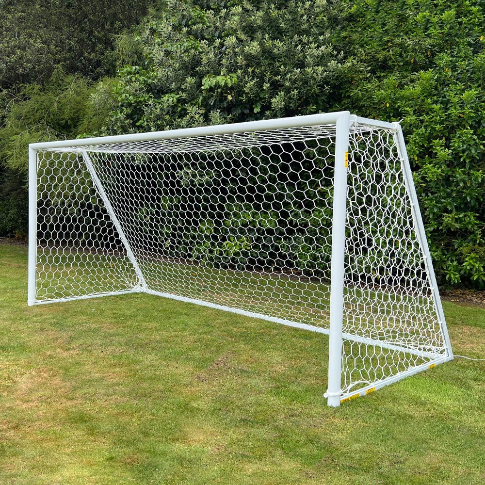 5m x 2m Portable Soccer Goal Net - Lightweight Foldable Football Goals for Backyard, Training & Practice - Perfect for Kids, Adults & Professional Players