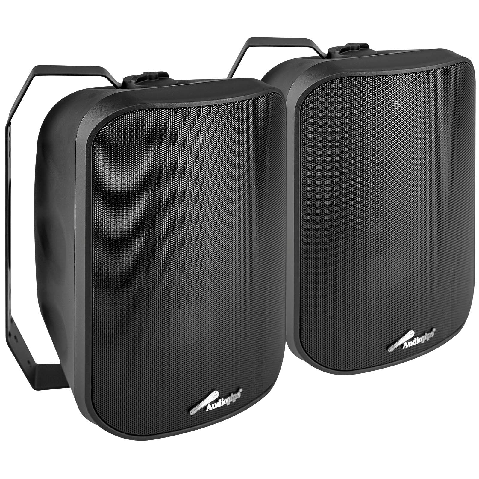 6.5 Inch 2-Way Indoor Outdoor Weatherproof Speaker - ODP 653 BLK - Perfect for Patio, Garden, Pool & Home Theater Sound System