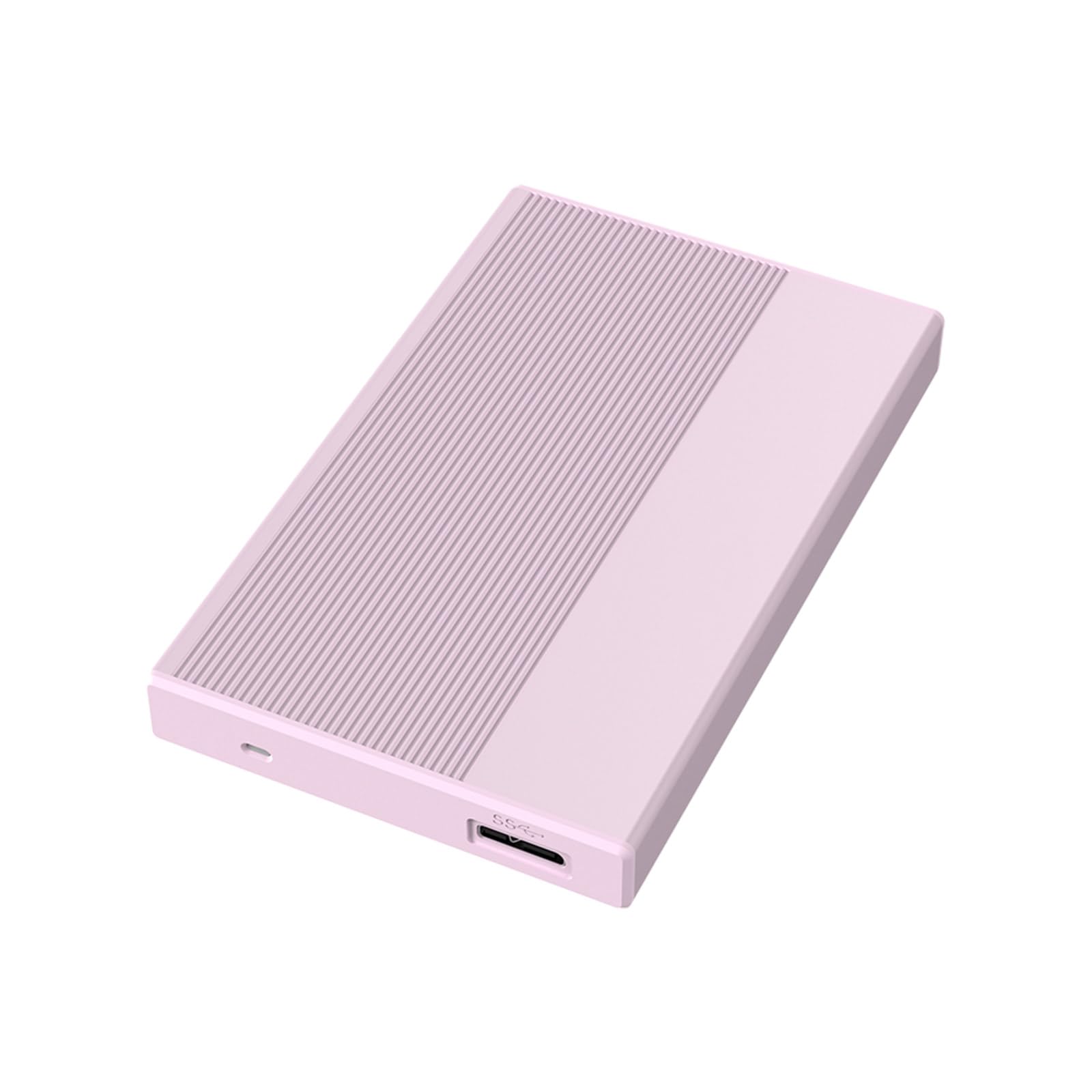 GMBYLBY 2.5 Inch USB 3.0 External Hard Drive Enclosure - Tool-Free Metal Case for SSD/HDD, Compatible with Laptop & Desktop, Type-C & USB 3.0 Ports - Perfect for Data Backup, Storage Expansion & File Transfer