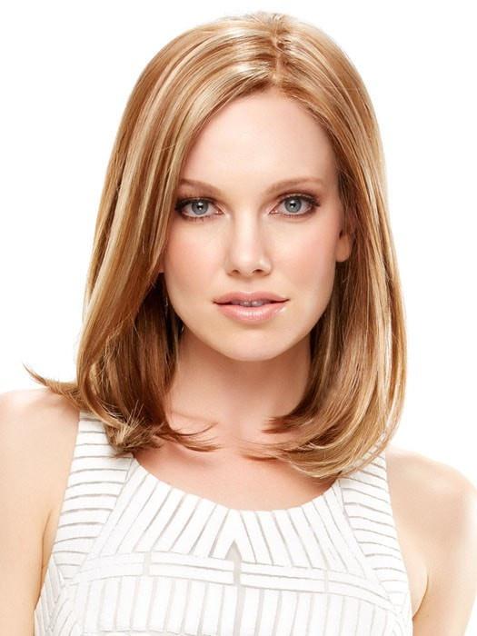 Elle Synthetic Lace Front Wig with Mono Top - Natural Looking Human Hair Wig for Women | Perfect for Daily Wear, Cosplay, and Special Occasions
