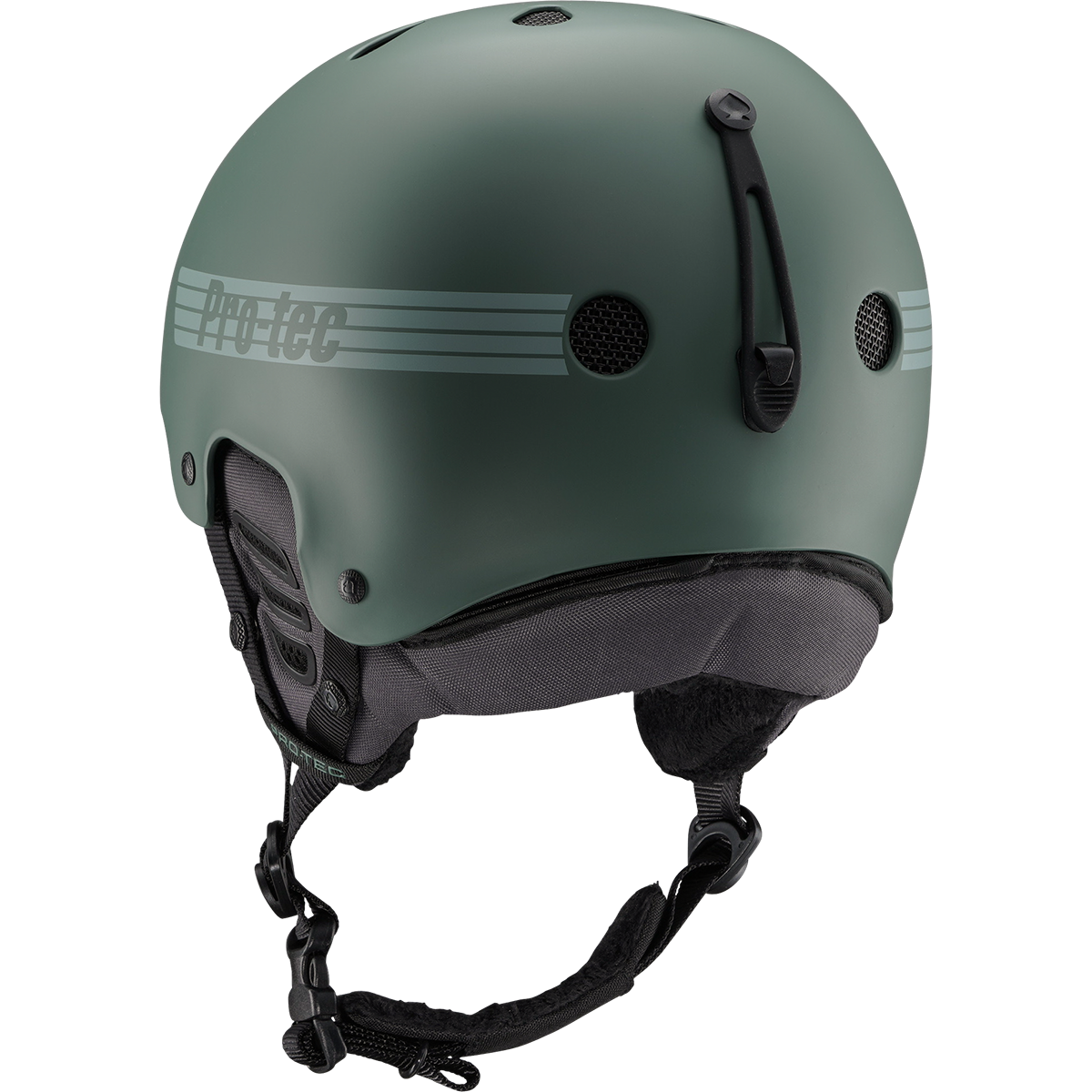 Old School Snow Helmet with MIPS Technology - Matte Veridian for Skiing, Snowboarding & Winter Sports Safety