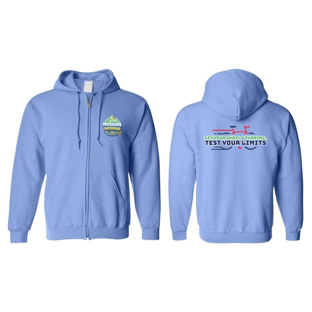 Moshava Wild Rose 2-Sided Zip Hoodie for Women - Reversible Full-Zip Fleece Jacket for Hiking, Trekking & Outdoor Adventures