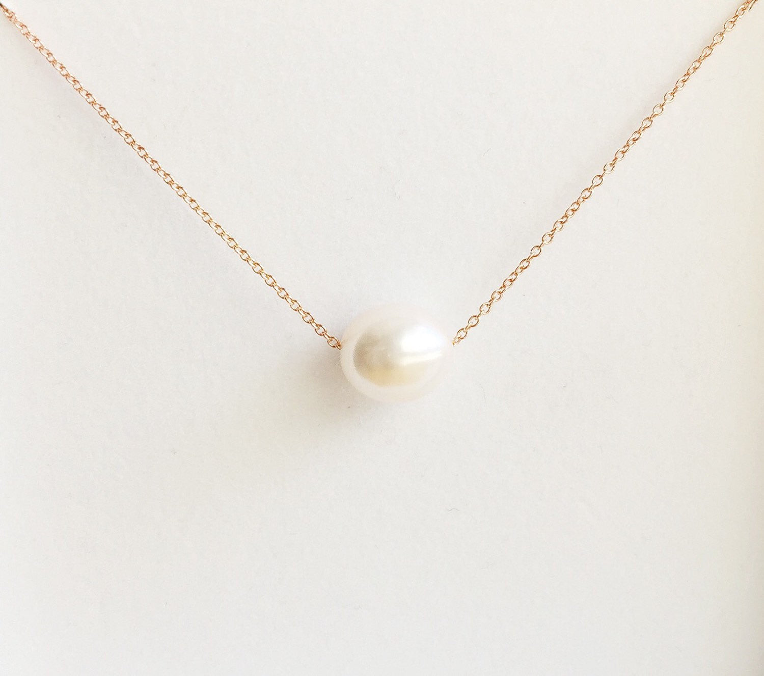 Elegant White Pearl Necklace Kea (N133) - Perfect for Weddings, Parties & Everyday Wear