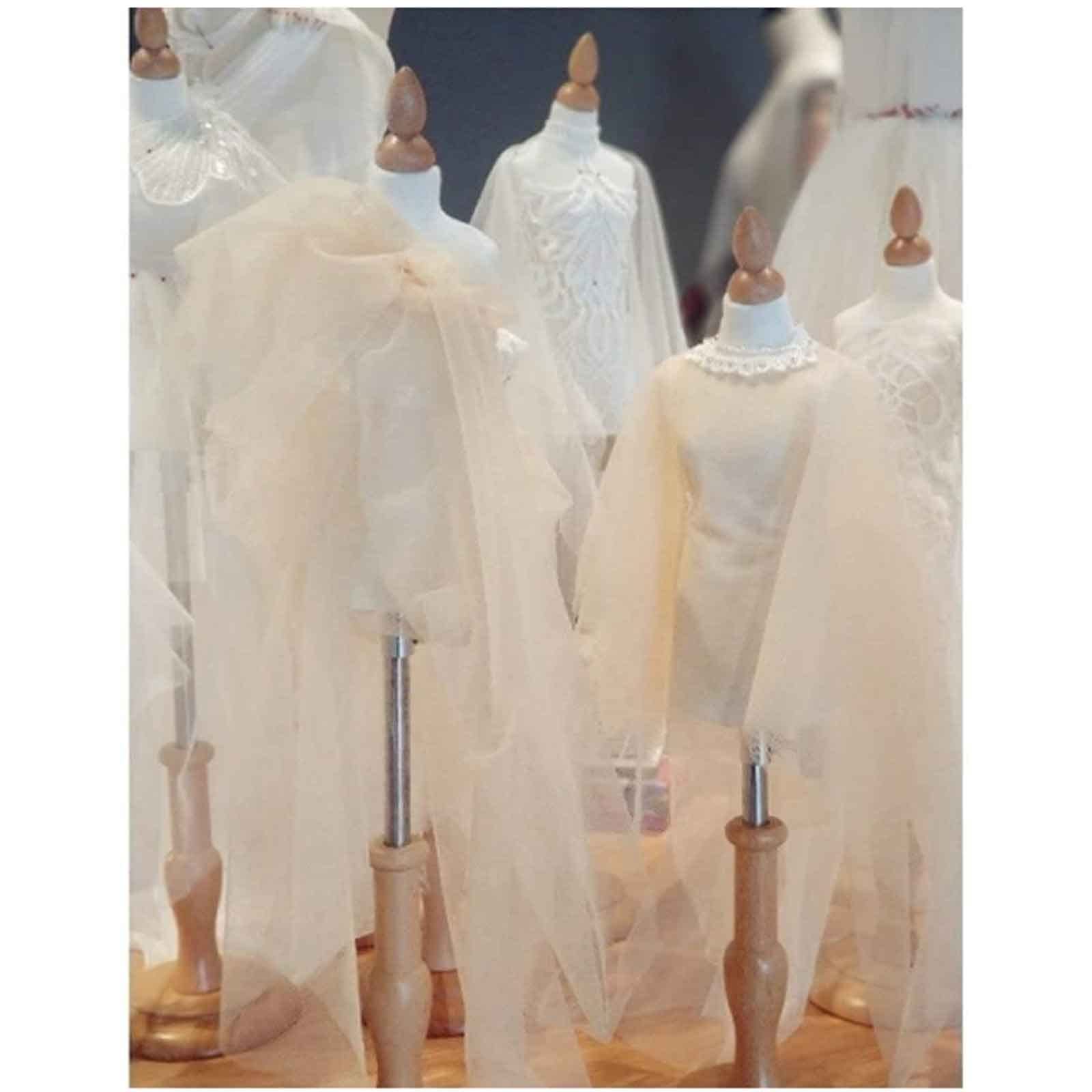 Adjustable Mini Child Mannequin Torso for Sewing & Tailoring - Solid Wood Base, Student Teaching & Clothing Display Stand (1/2 Size) | Perfect for Fashion Design, Dressmaking & Classroom Demonstrations