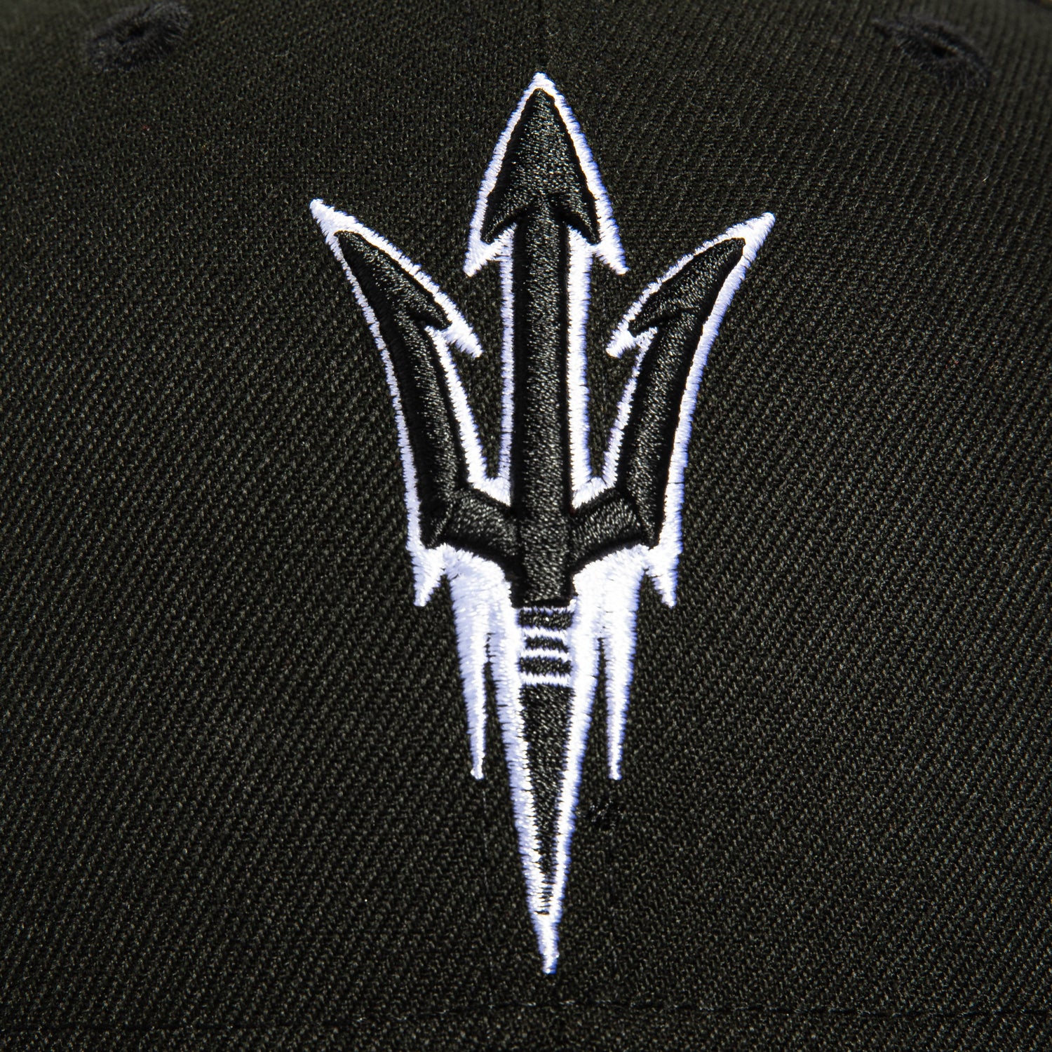 New Era 59Fifty Arizona State Sun Devils Snapback Hat - Black/Black/White - Official NCAA College Baseball Cap for Men & Women - Perfect for Game Day, Tailgating & Fan Apparel