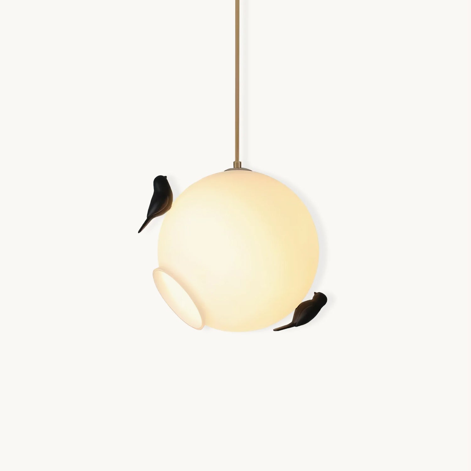 Handmade Rattan Bird's Nest Pendant Light - Boho Chic Hanging Ceiling Lamp for Living Room, Bedroom & Dining Room Decor