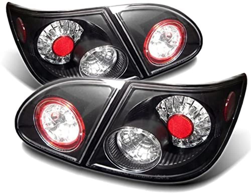 Spyder Auto 5007360 LED Tail Lights Black/Clear - High-Performance Brake Lights for Trucks & SUVs