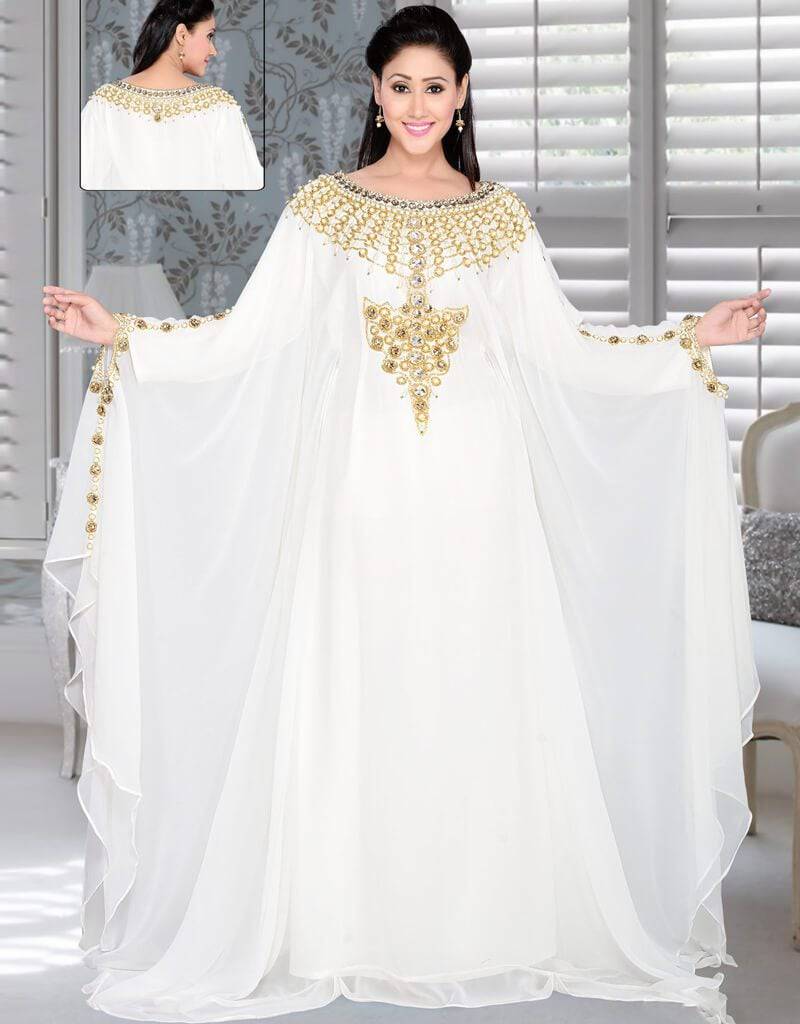 Chic Embroidered Kaftan Dress for Women - Boho Summer Beach Cover Up & Lounge Wear - Perfect for Vacations, Pool Parties, and Relaxing at Home
