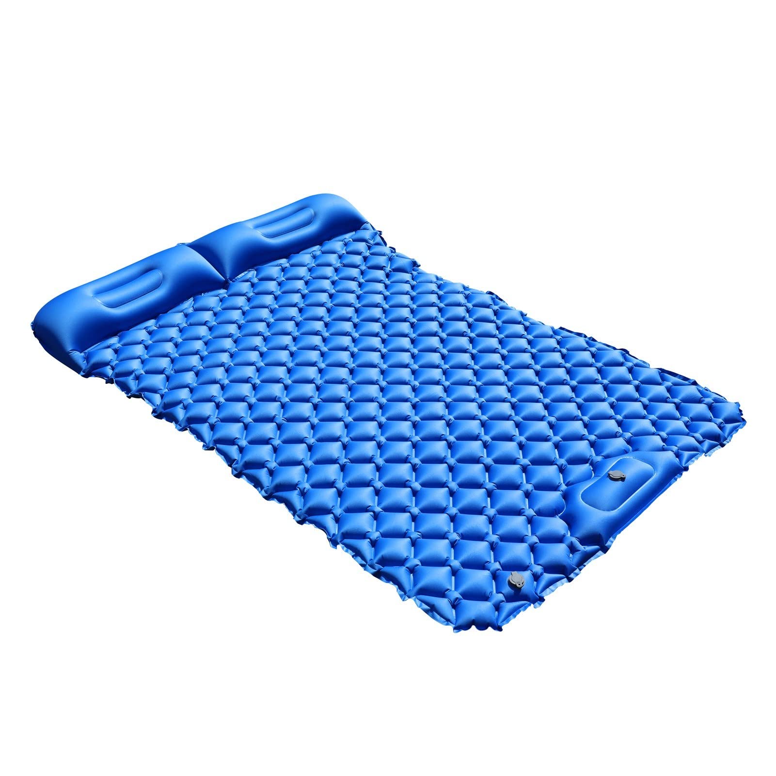 Ultralight Inflatable Camping Sleeping Pad - TPU Air Mattress with Pillow for Hiking, Backpacking & Travel | Portable Foldable Air Cushion for Tent, Outdoor Adventures & Beach Trips