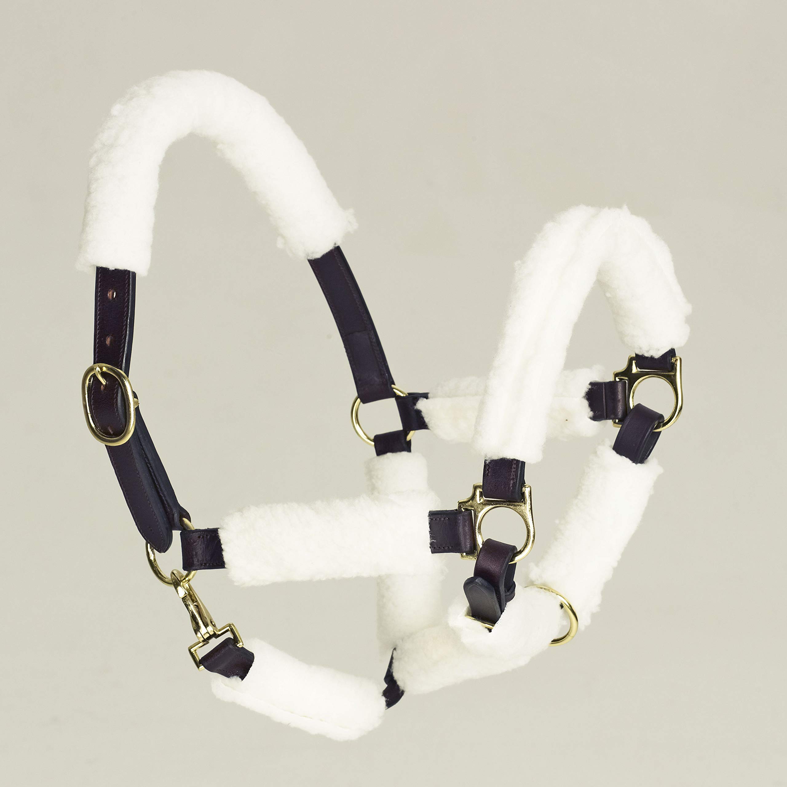 Equi-Essentials Synthetic Fleece Horse Halter & Tube Set - Soft Warm Winter Riding Gear for Equestrian Training & Stable Comfort