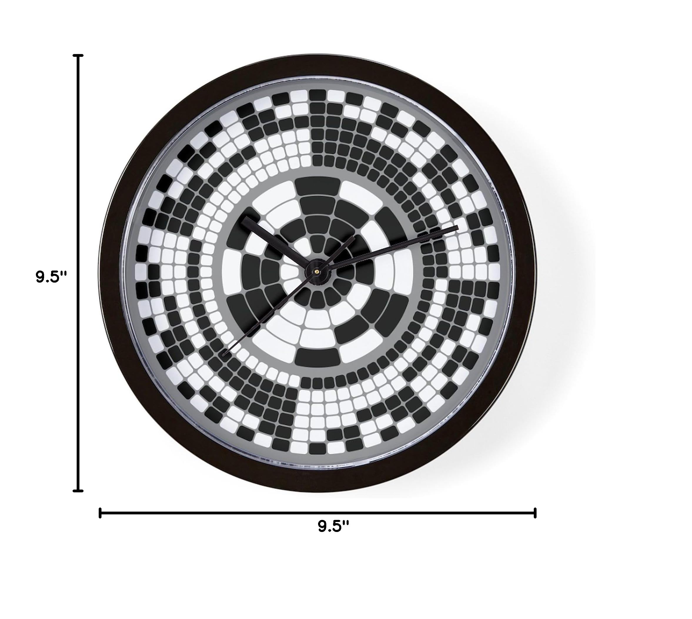 Analog Binary 10-Inch Wall Clock - Modern Home & Office Decor for Living Room, Kitchen, Bedroom | Perfect for Tech Lovers, Programmers & Unique Gift Ideas