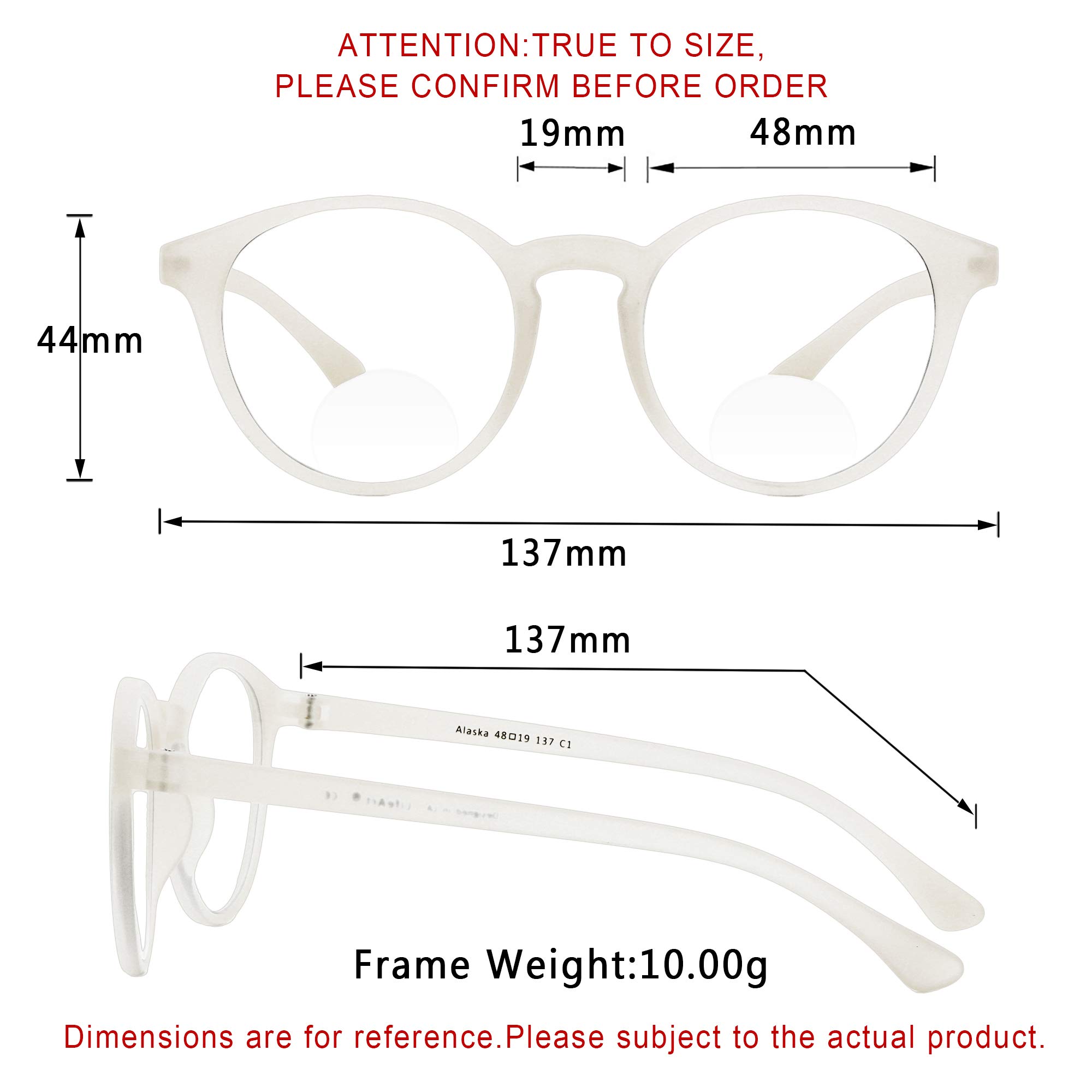 LifeArt Bifocal Reading Glasses with Blue Light Blocking - Stylish Unisex Computer Glasses for Women & Men - Perfect for Office Work, Reading & Screen Time