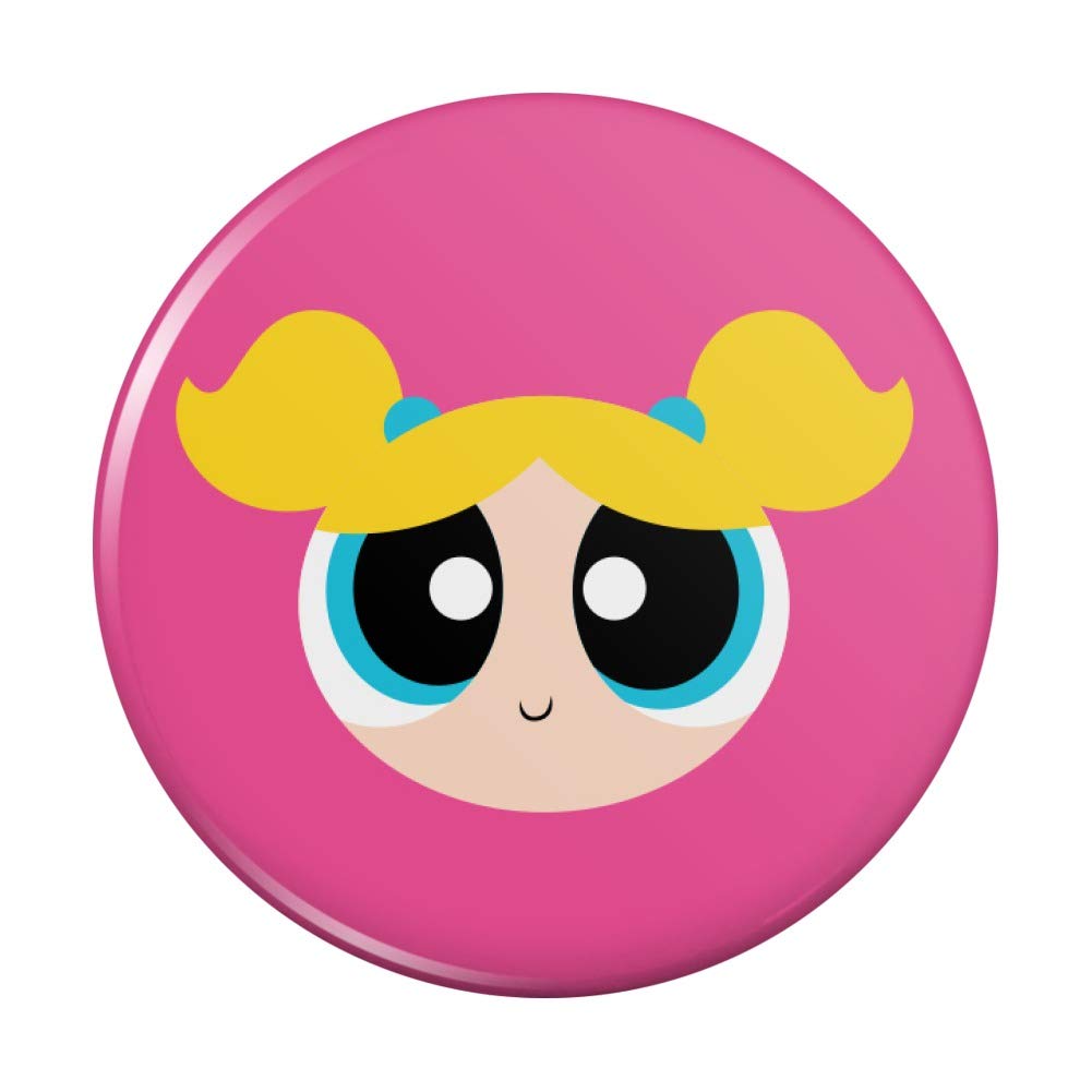 Powerpuff Girls Bubbles Character Refrigerator Magnet - Cute Cartoon Kitchen Decor for Fridge, Lockers & Office - Perfect for Girls' Rooms, Gifts & Kawaii Collections
