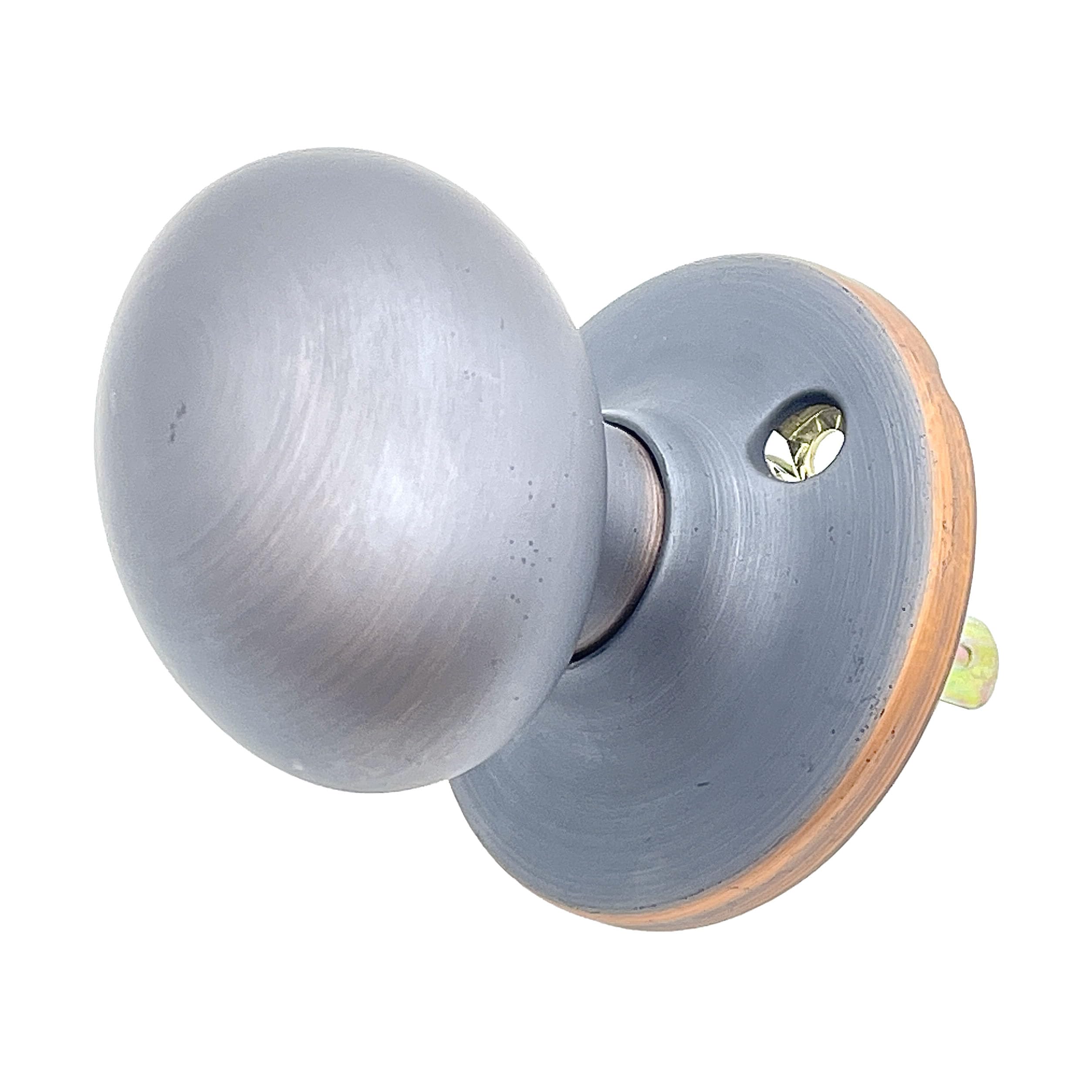 Better Home Products 51910b-XCP2 Miraloma Egg Style Door Knob Handleset in Oil Rubbed Bronze - 2 Pack for Interior Doors, Bedrooms & Bathrooms