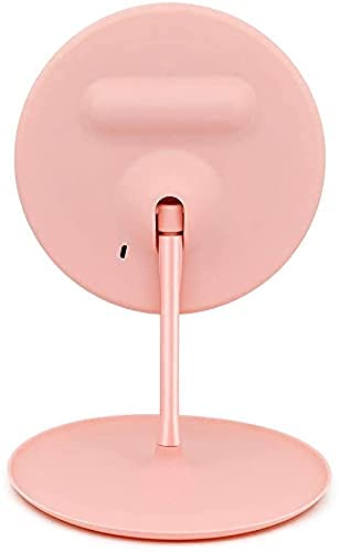 Gnanex Folding Portable Compact Pocket Makeup Mirror with 180 Degree Adjustable Touch Screen & LED Light - Perfect for Travel, Home Vanity, and Professional Makeup Artists