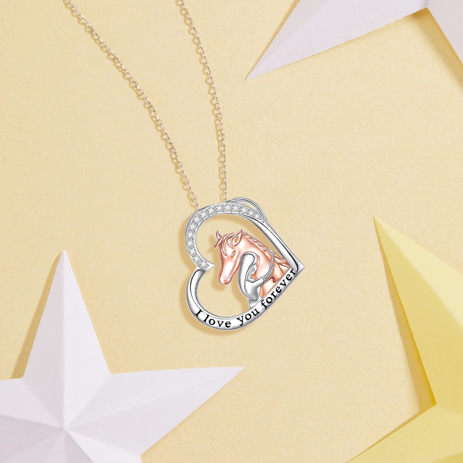 Wynn's 925 Sterling Silver Heart Pendant Necklace for Women - Cubic Zirconia Jewelry Gift for Wife, Mom, Girlfriend - Perfect for Birthday, Anniversary, Christmas & Mother's Day - Elegant Everyday Wear & Special Occasions