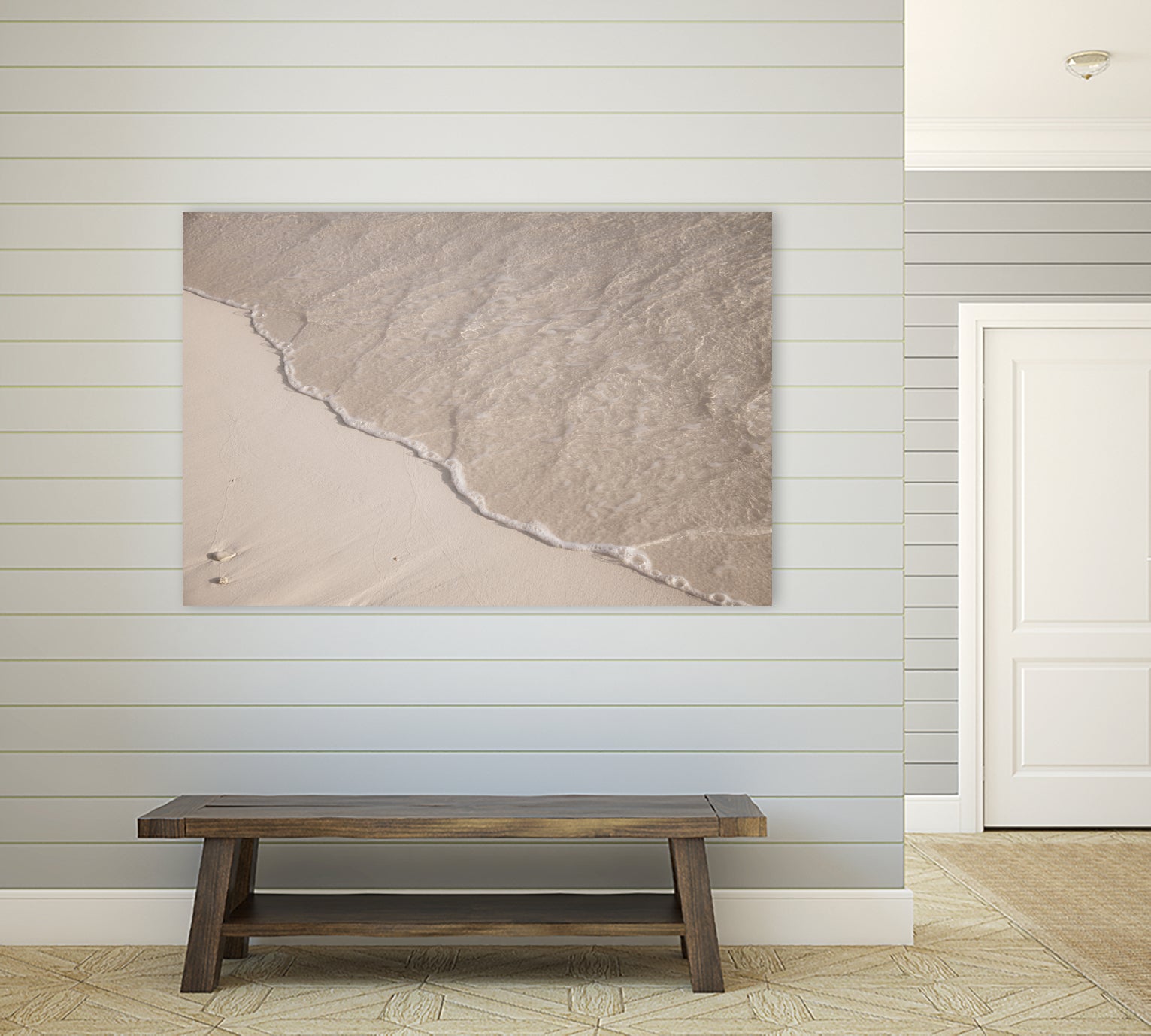 Caribbean Beach Zen Oasis - Relaxing Tropical Home Decor for Spa, Yoga & Meditation Room | Perfect for Coastal Living, Vacation Homes & Wellness Retreats