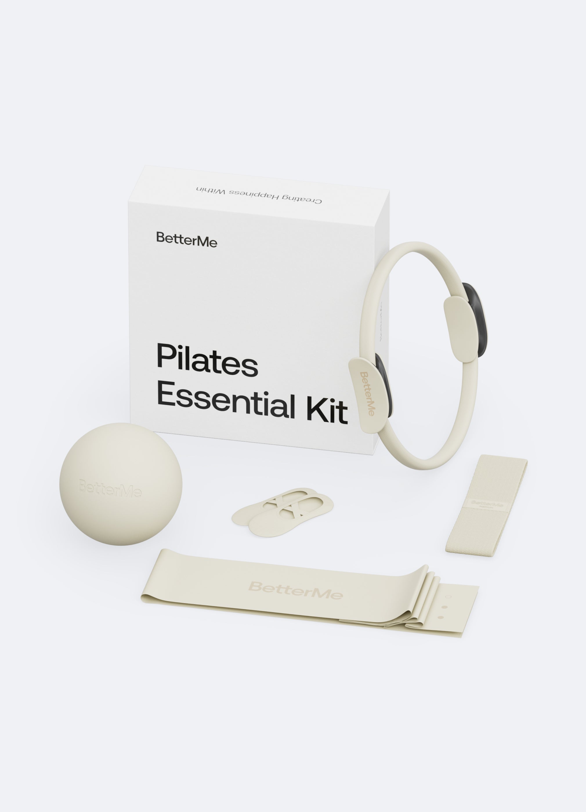 Premium Pilates Kit with Mat, Bands & Ball - Complete Home Workout Set for Core Strength & Flexibility | Perfect for Yoga, Fitness & Rehab Exercises