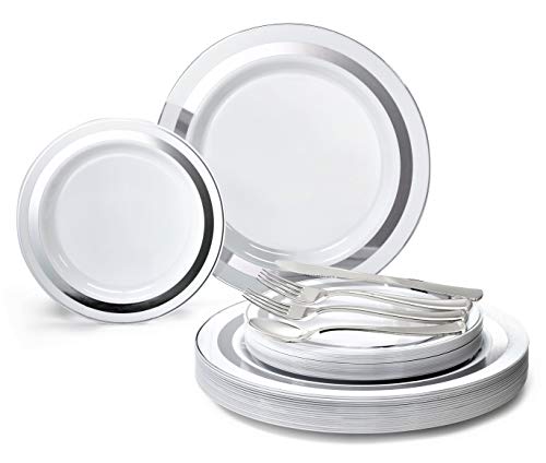 A. Soleil White & Silver, Silver Silverware