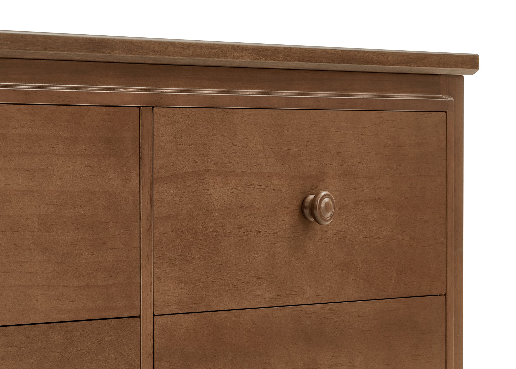 Perry 6 Drawer Dresser with Interlocking Drawers - Sturdy Wooden Bedroom Furniture for Closet Organization & Home Storage