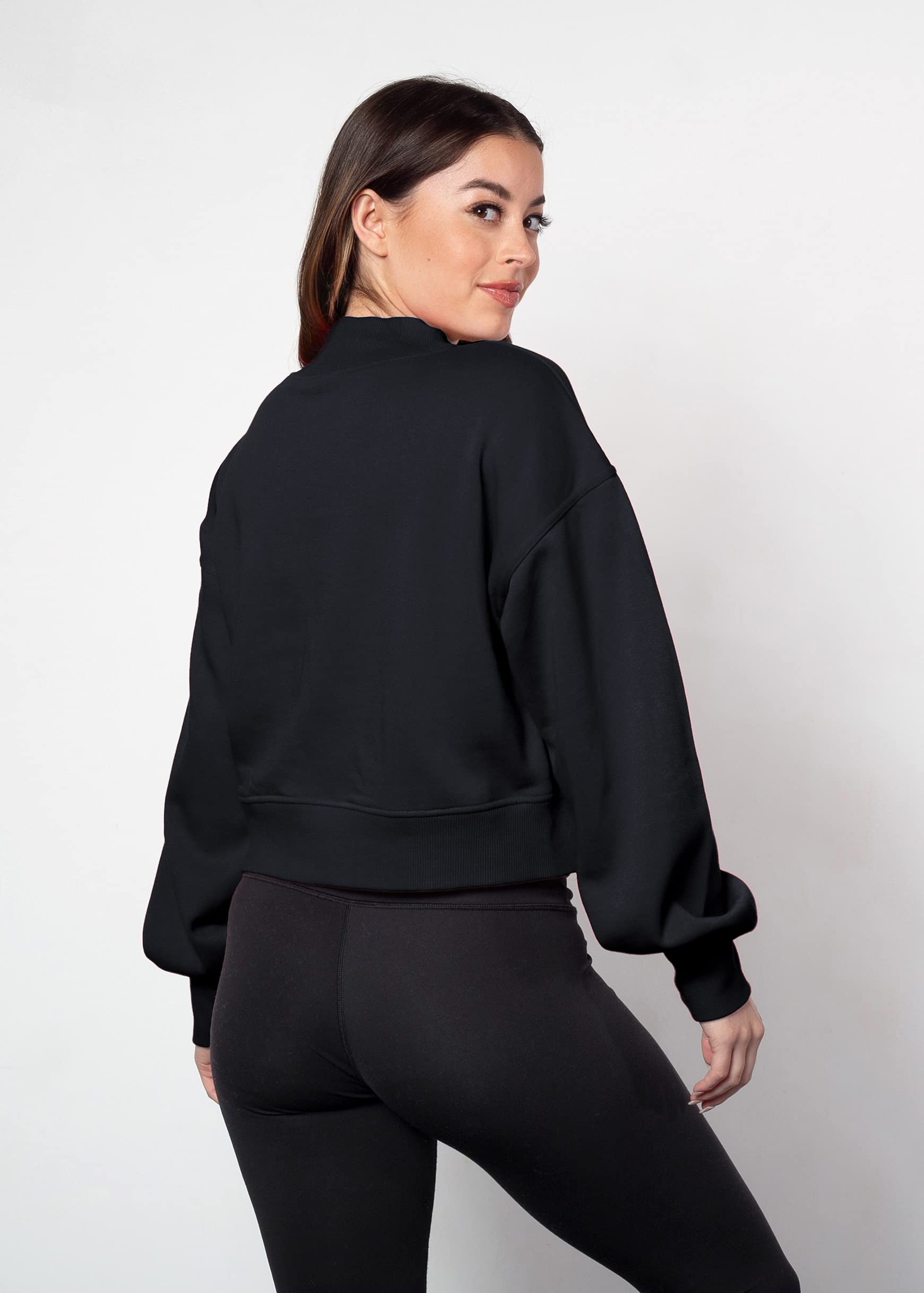 Chicka-d Women's Hailey Sweatshirt - Cozy Fleece Pullover for Casual Wear, Lounge & Fall Outfits