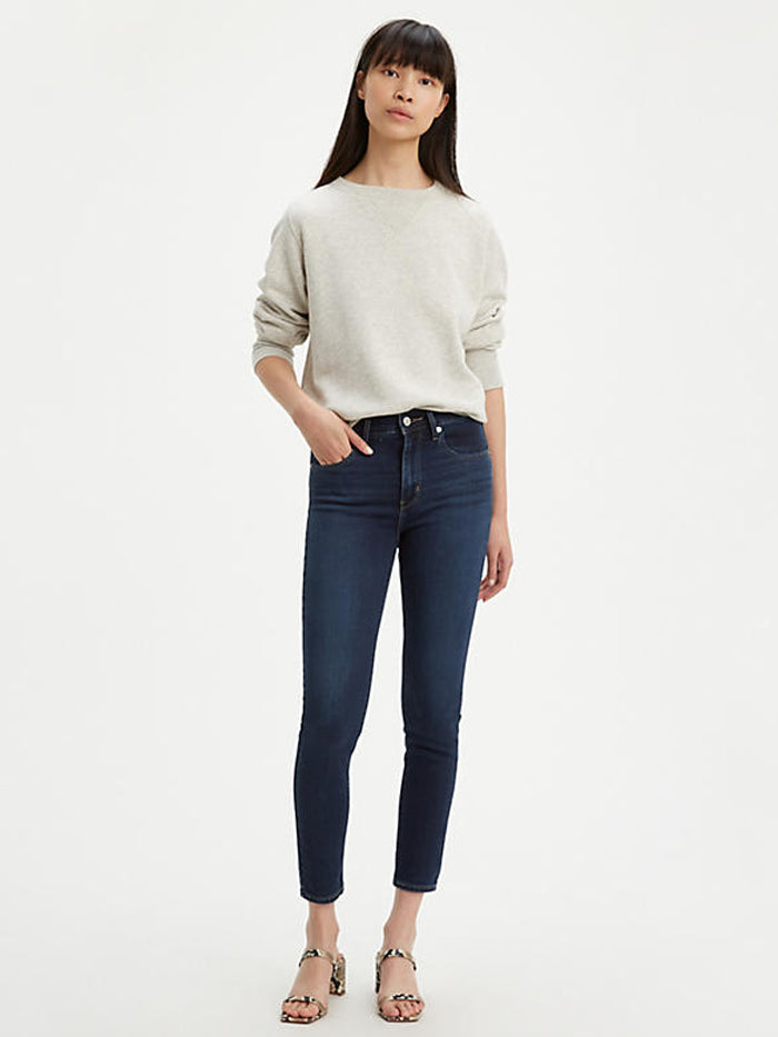 Levi's Women's 721 High Rise Skinny Ankle Jeans in Chelsea Carbon Bay - Perfect for Work, Casual Outings & Night Out