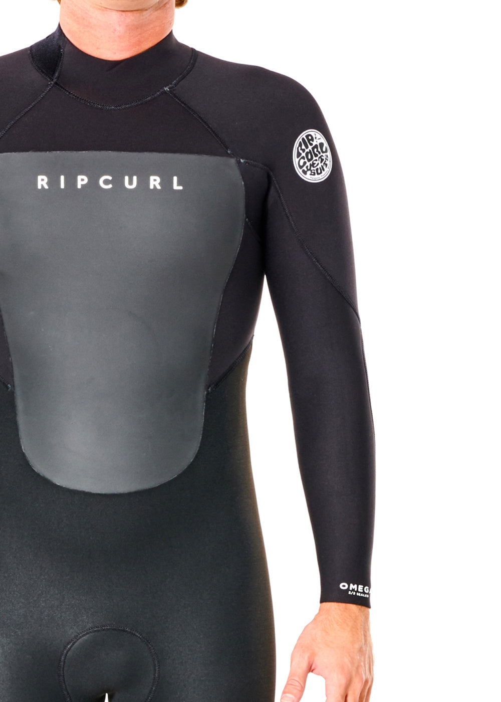 Rip Curl Men's Omega 4/3mm Back Zip GBS Steamer Wetsuit - Warm & Flexible Surfing Suit for Cold Water Surfing, Diving & Water Sports