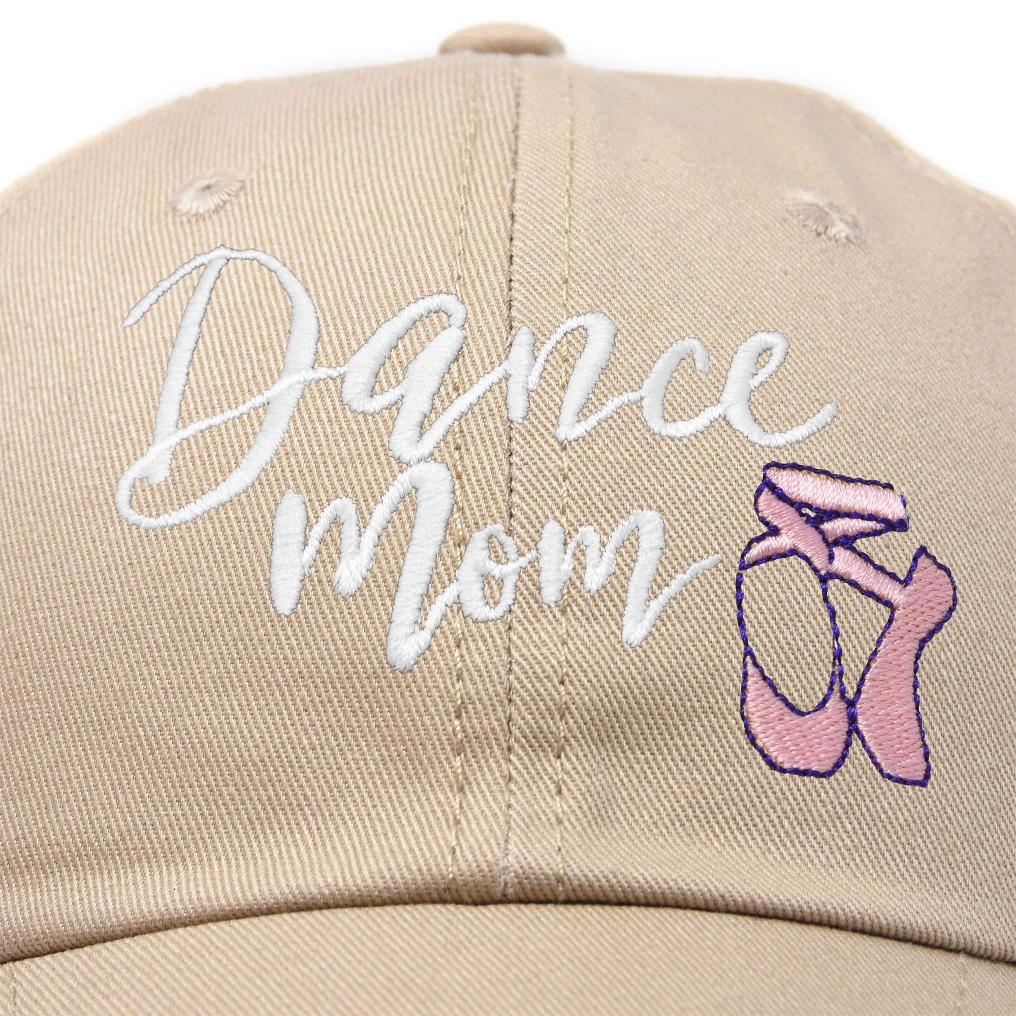 DALIX Embroidered Cotton Cap for Dance Moms - Support Your Daughter with Stylish Baseball Hat | Perfect for Dance Competitions, Recitals & Cheerleading Events
