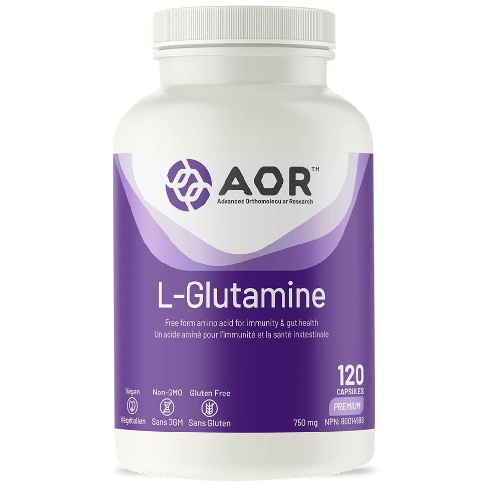Premium AOR L-Glutamine Supplement - 120 Capsules for Muscle Recovery, Immune Support & Gut Health | Ideal for Athletes, Fitness Enthusiasts & Active Lifestyles