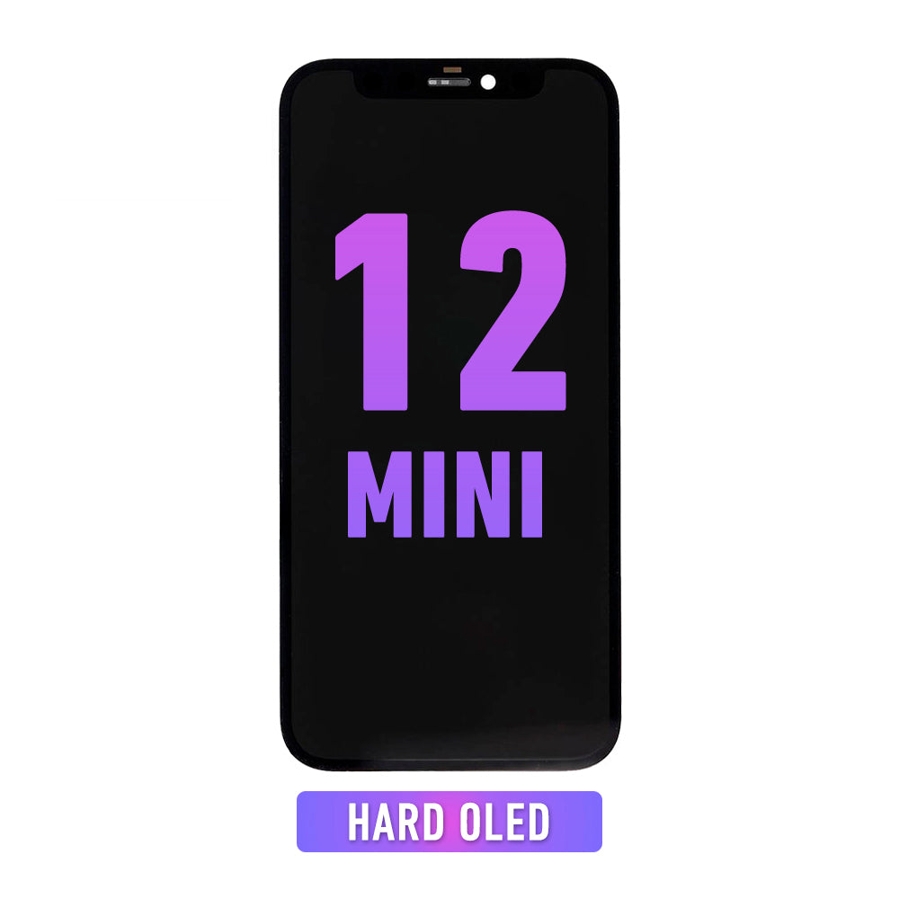 iPhone 12 Mini OLED Screen Replacement - Hard OLED Display with IQ9 Technology | DIY Repair Kit for Cracked or Damaged Screens | Perfect for Home, Office, or Travel Use