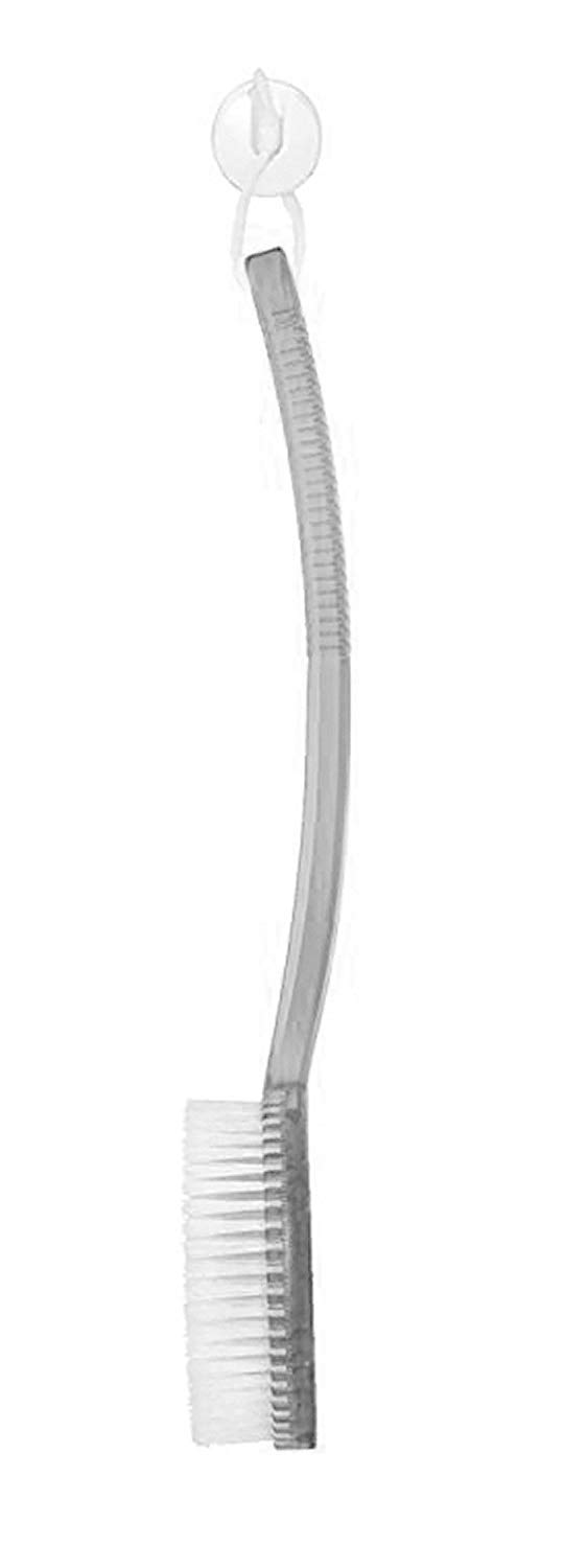 INAAYA Long Handle Bath Brush with Soft Bristles - Back Scrubber for Exfoliating & Cleansing - Perfect for Shower, Spa & Body Care (Multicolor)
