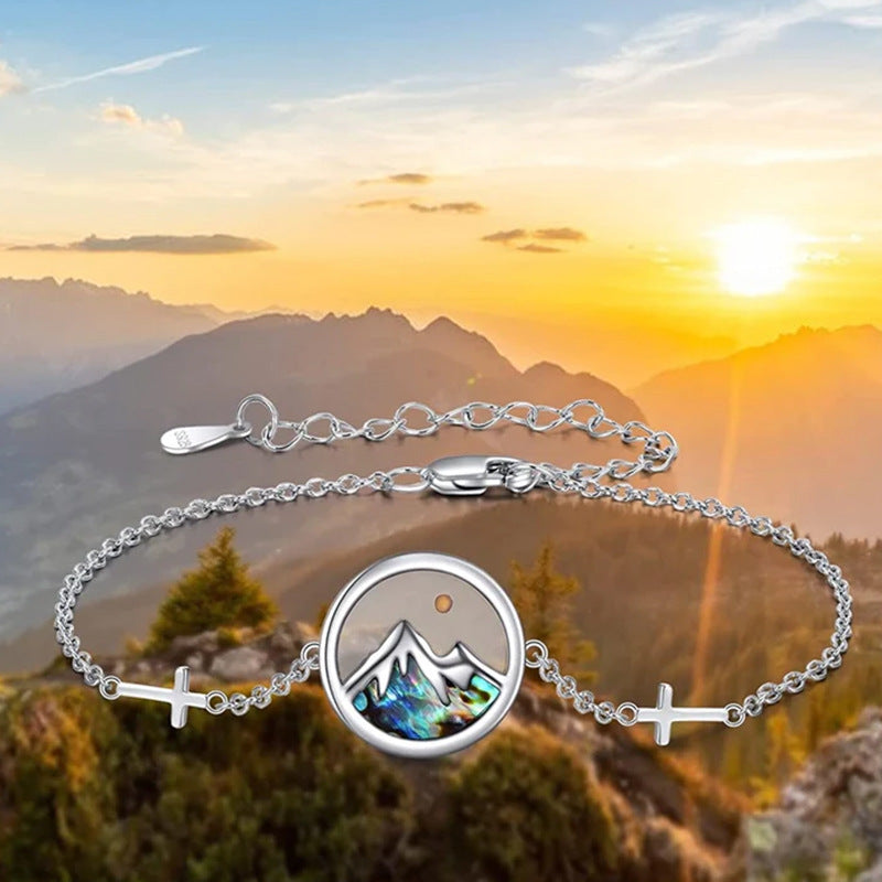Mustard Seed Mountain Silver Jewelry Set | Elegant Sterling Silver Necklace & Earrings for Women | Perfect for Weddings, Parties & Everyday Wear