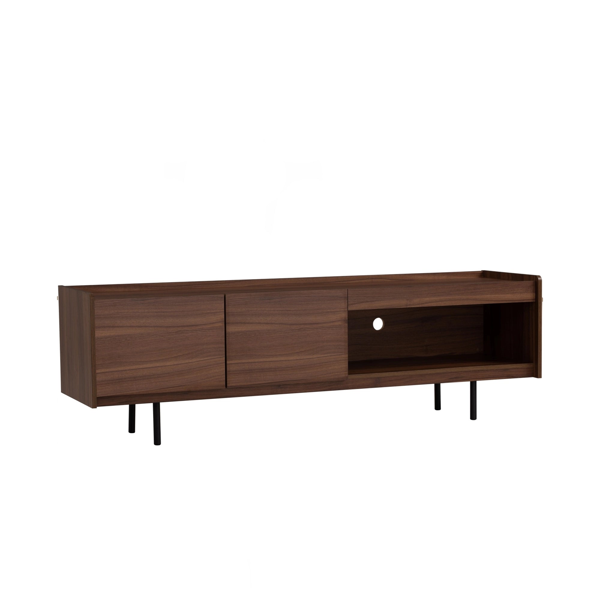 Malix 70.8 Inch TV Stand with Storage - Modern Entertainment Center for Living Room, Bedroom & Home Theater - 1.8m Wide TV Console with Shelves & Cabinets