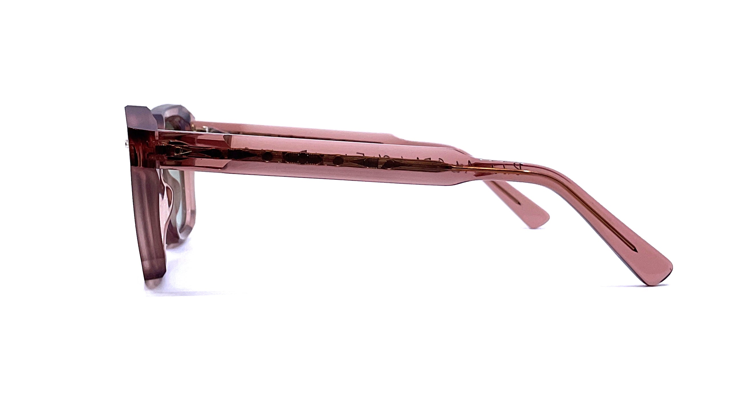 Ahlem Pont des Arts Sun (Old Fashioned Rose) Sunglasses - Vintage Inspired Cat Eye Frames for Women - Perfect for Summer Outfits, Beach Vacations & Fashion Statements
