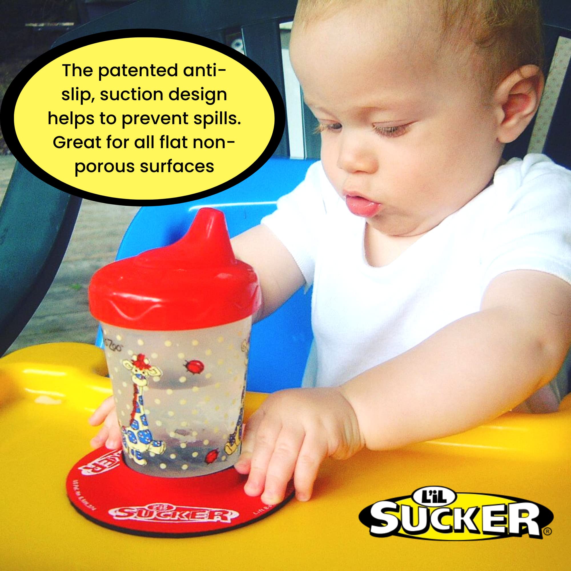 Non-Slip Mahi Skin Suction Cup Holder - Secure Drink Support for Boats, Trucks & ATVs | Anti-Spill Can & Bottle Coaster | Perfect for Outdoor Adventures, Road Trips & Marine Use