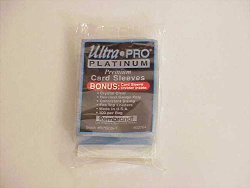Ultra Pro Card Premium Card Sleeves Pack (100 Sleeves) - Protect & Organize Trading Cards, MTG, Pokemon, Yu-Gi-Oh - Perfect for Collectors & Gamers