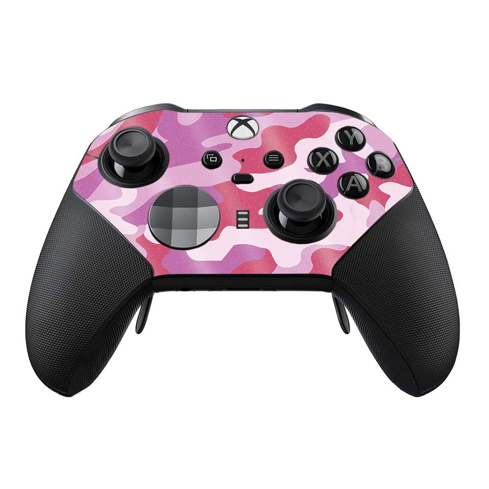 MightySkins Glossy Glitter Skin for Xbox Elite Series 2 Controller - Pink Camo Design | Protective & Durable High-Gloss Finish | Easy to Apply & Remove | Made in USA | Perfect for Gaming, Customization & Gift Giving