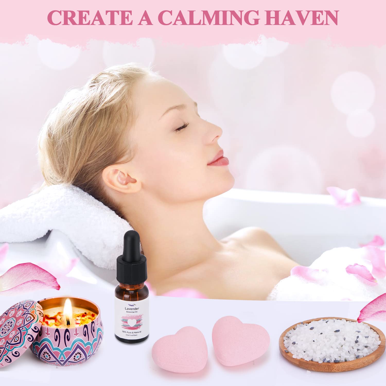 **Luxury Self Care Gift Box for Women - Spa Bath Set with Relaxing Essentials, Birthday & Wellbeing Present for Her, Best Friend, Sister - Perfect for Book Lovers, Readers & Relaxation at Home**