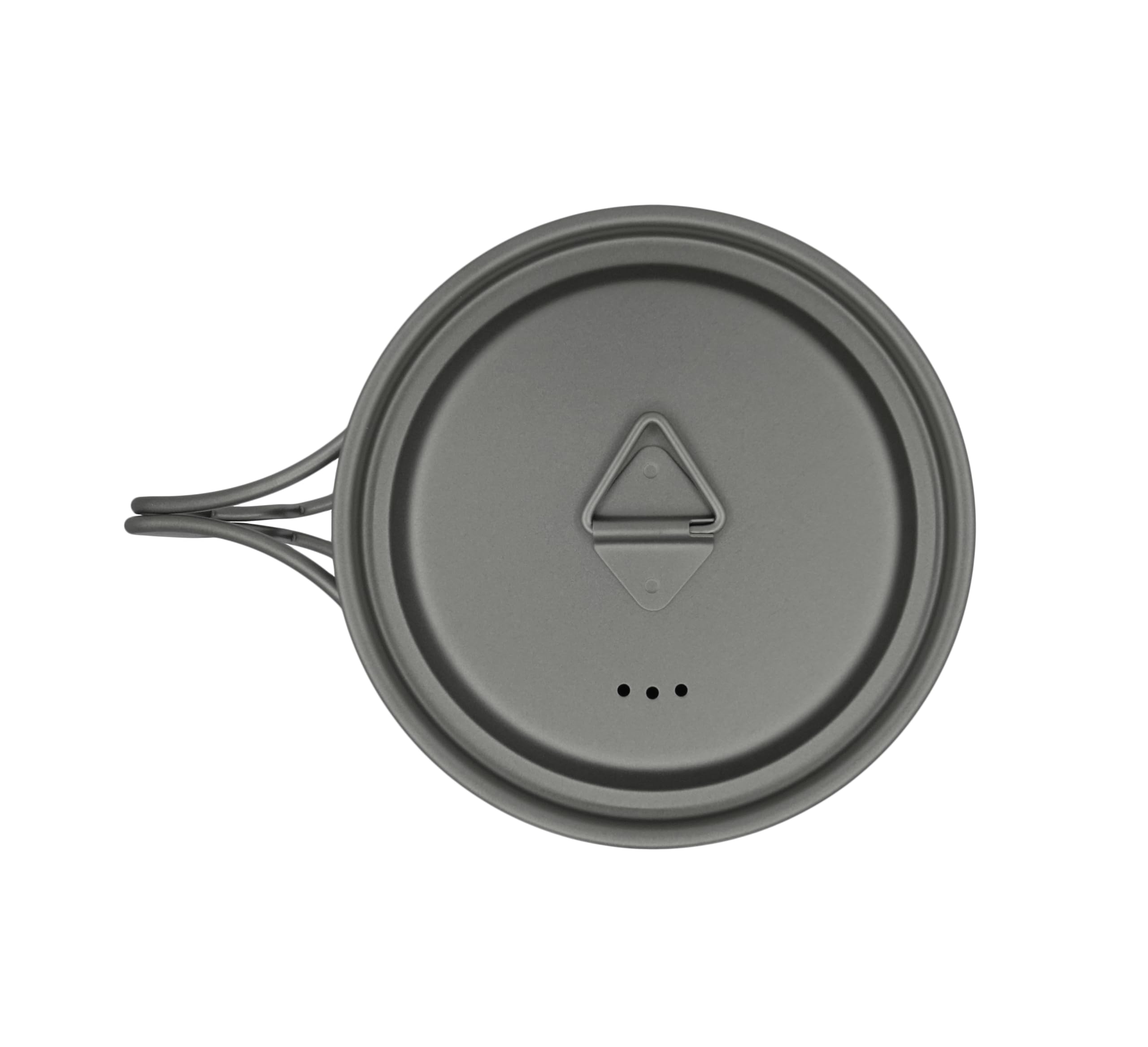 Kuvik Titanium Pot with Lid 650ml (22 oz) - Ultralight Compact Camping Cookware for Backpacking, Hiking & Outdoor Survival - Perfect for Boiling Water, Cooking Meals & Emergency Preparedness