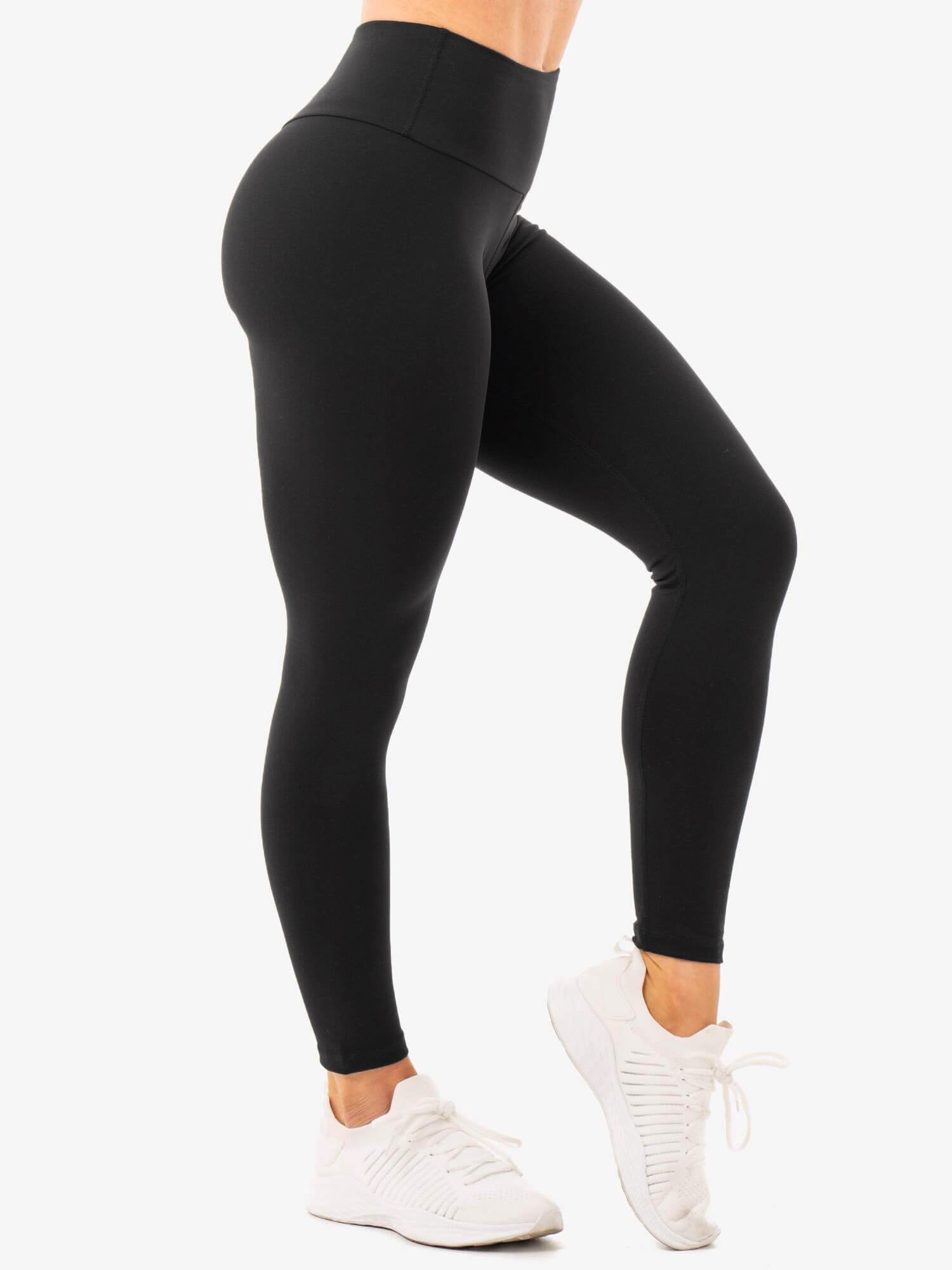 Staples High Waisted Leggings for Women - Black Yoga Pants with Tummy Control - Perfect for Workouts, Yoga & Casual Wear