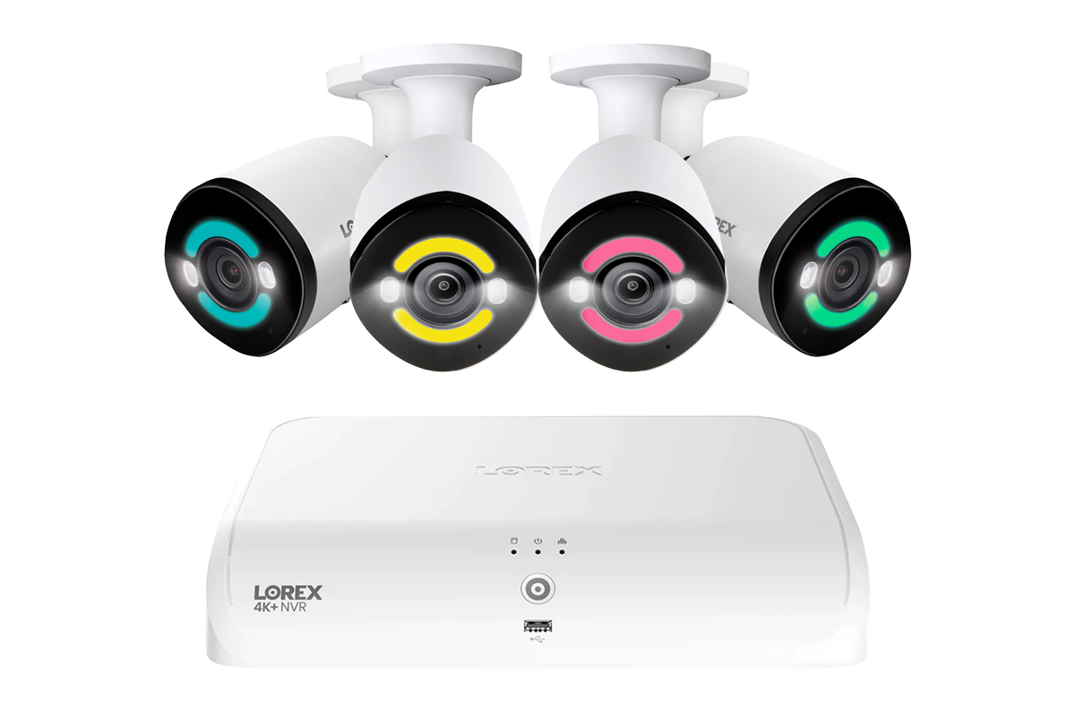 Lorex 4K Ultra HD 12MP 16-Channel Security Camera System (8 Wired + 8 Wireless) with 2TB NVR & H30 IP Bullet Cameras - Home & Business Surveillance Solution for Indoor/Outdoor Protection